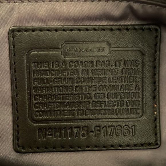 Black Coach Leather Bag - Picture 6 of 6